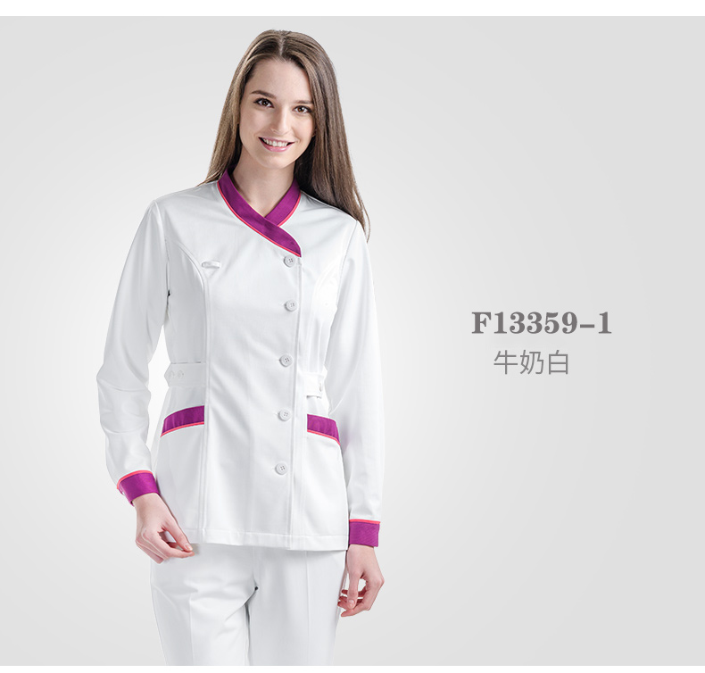 樂倍康F13359-1長(zhǎng)袖護(hù)士服圖片2
